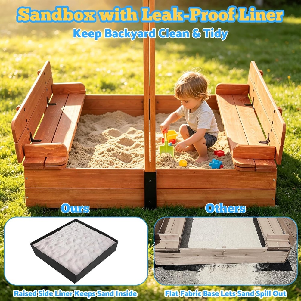 Kids Outdoor Bench - ABD'den Gönderilen Ahşap Çocuk Kum Havuzu,