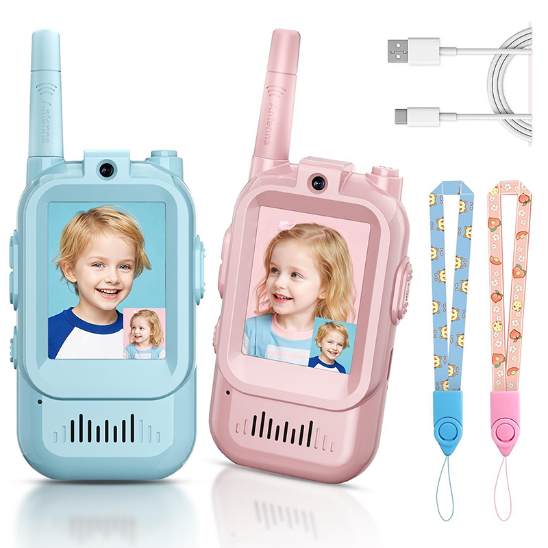 Kids Outdoor Voices - 2 adet Video Walkie Talkies Çocuklar