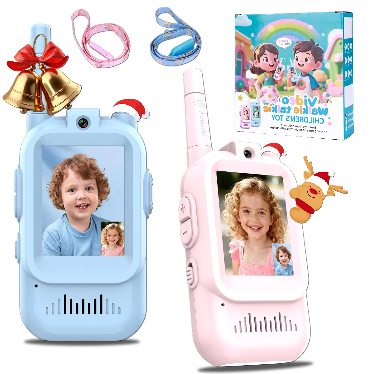 Kids Outdoor Voices - Çocuk Video Telsizleri 2 Paket Şarj