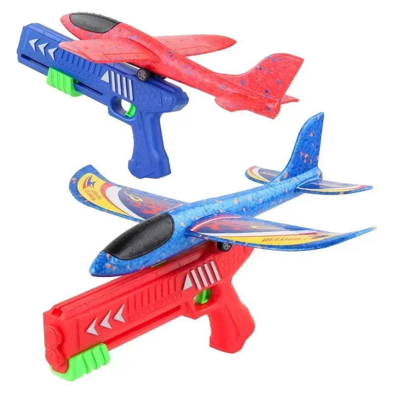 Kids Outdoor Xmas Gifts - Çocuklar 24/34cm köpük uçak oyuncak tabanca