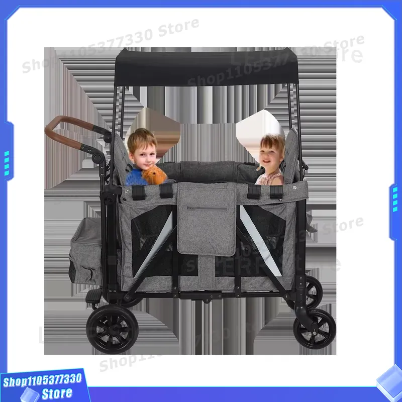 Kids Outdoor Wagon - Katlanabilir Çocuk Plaj Arabası, Tekerlekli Ağır