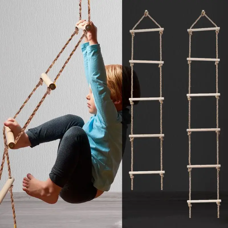 Kids Outdoor Climber - Çocuklar ahşap merdiven açık aktivite güvenli