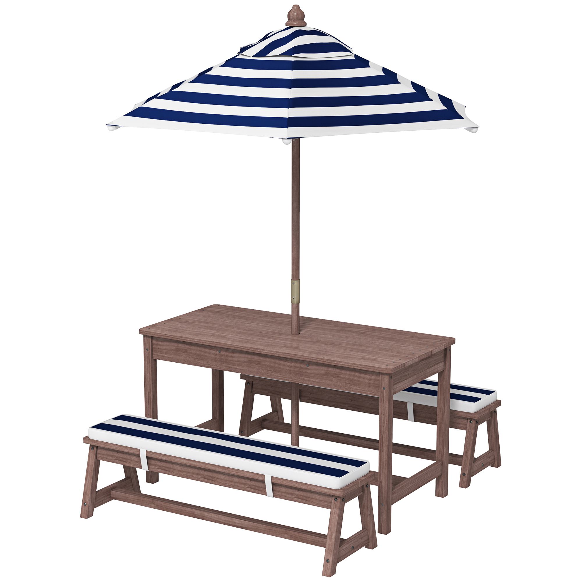 Kids Outdoor Bench - Açık Hava Ahşap Çocuk Piknik Masası