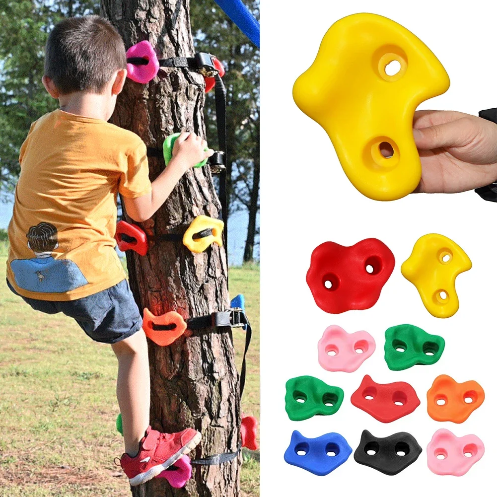 Kids Outdoor Climber - 10 adet Çocuklar Plastik Kaya Tırmanma
