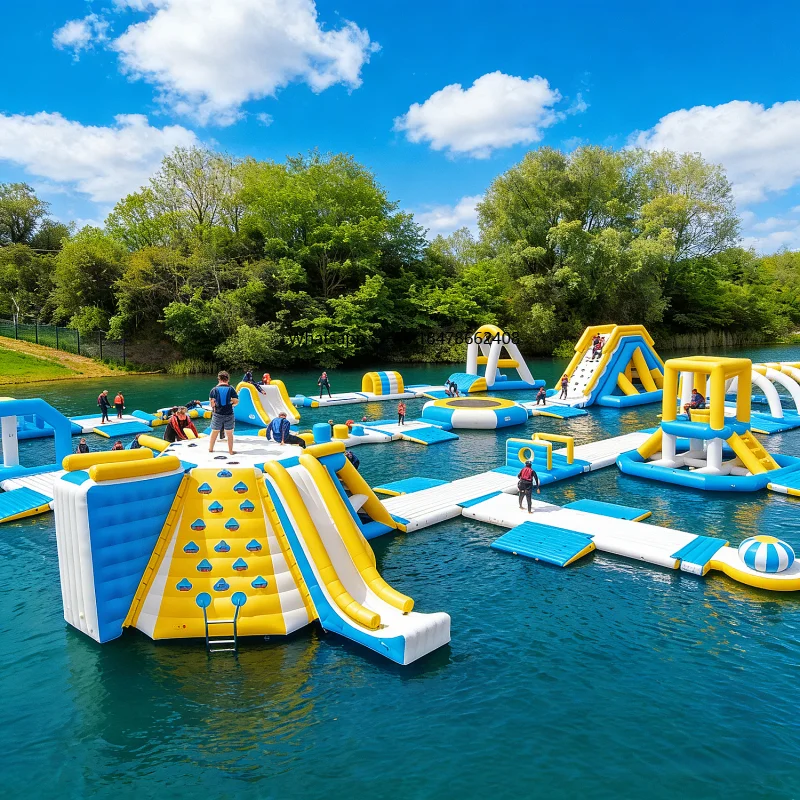 Kids Outdoor Obstacle Course - Yüksek Kaliteli Su Parkı PVC Şişme