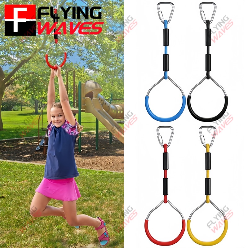 Kids Outdoor Obstacle Course - Çocuklar Asılı SPOR Halkası Salıncak Tırmanma