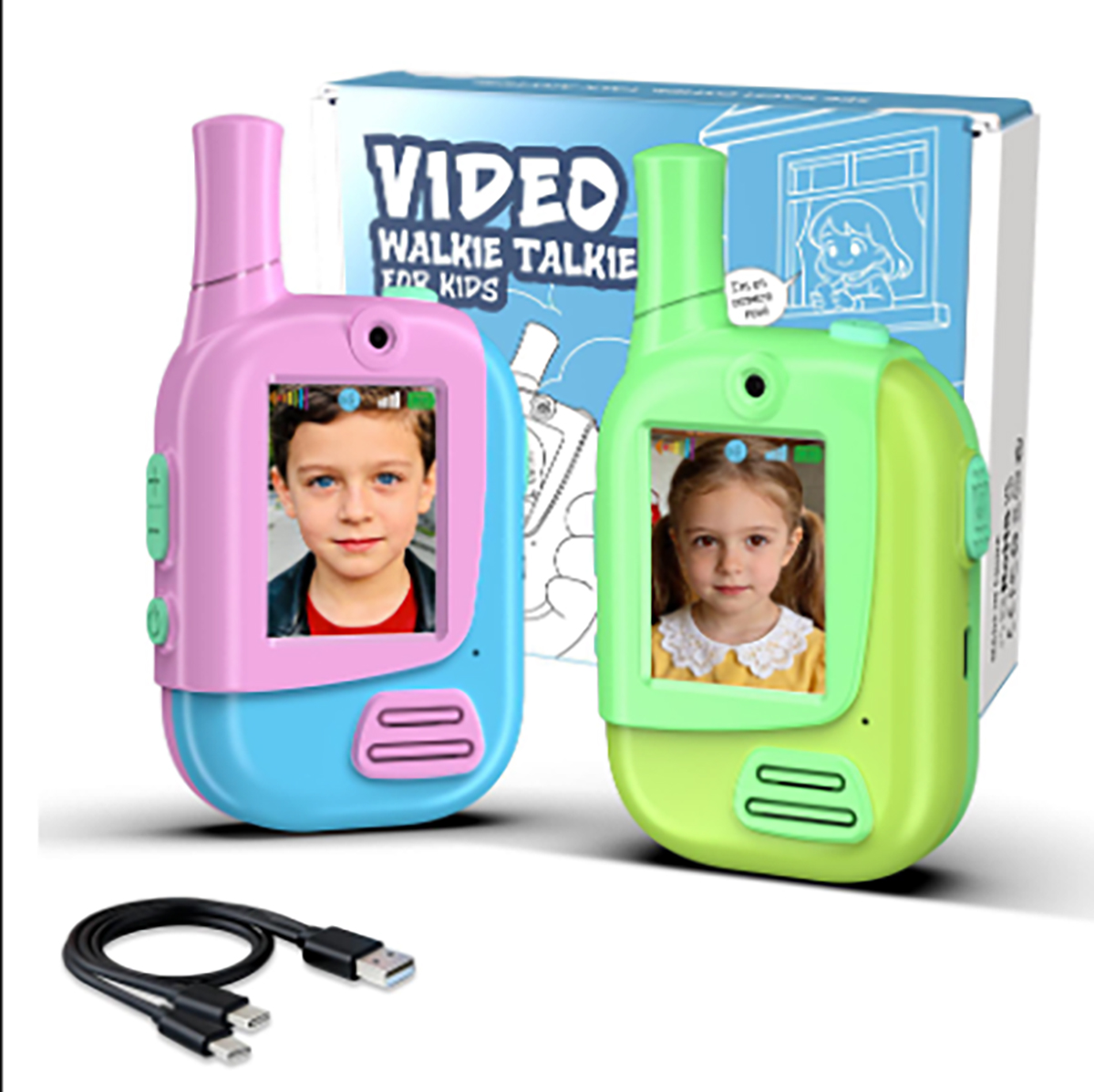 Kids Outdoor Voices - 2'li Paket Şarj Edilebilir Çocuklar İçin