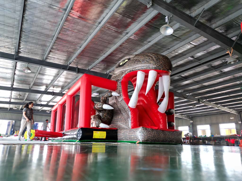 Kids Outdoor Obstacle Course - Şişme Engel Parkuru Ticari PVC Zıplama