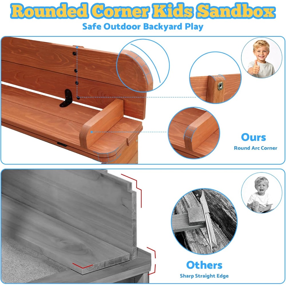 ABD'den Gönderilen Ahşap Çocuk - Kids Outdoor Bench incelemesi ve fiyatı