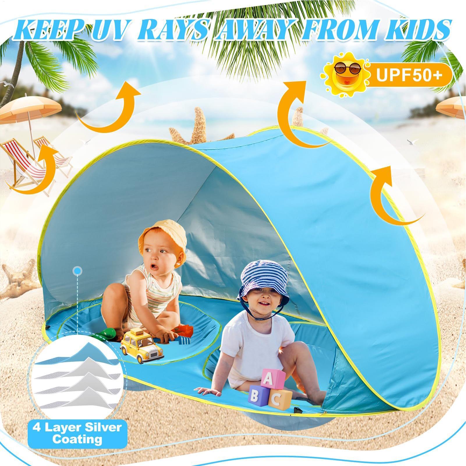Çocuklar İçin Havuzlu Plaj Çad - Kids Outdoor Wagon incelemesi ve fiyatı