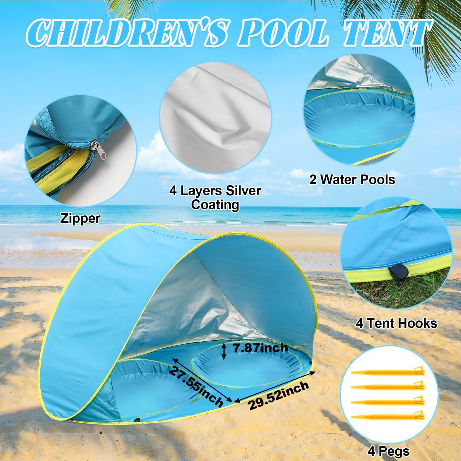 Çocuklar İçin Havuzlu Plaj Çad - Kids Outdoor Wagon incelemesi ve fiyatı