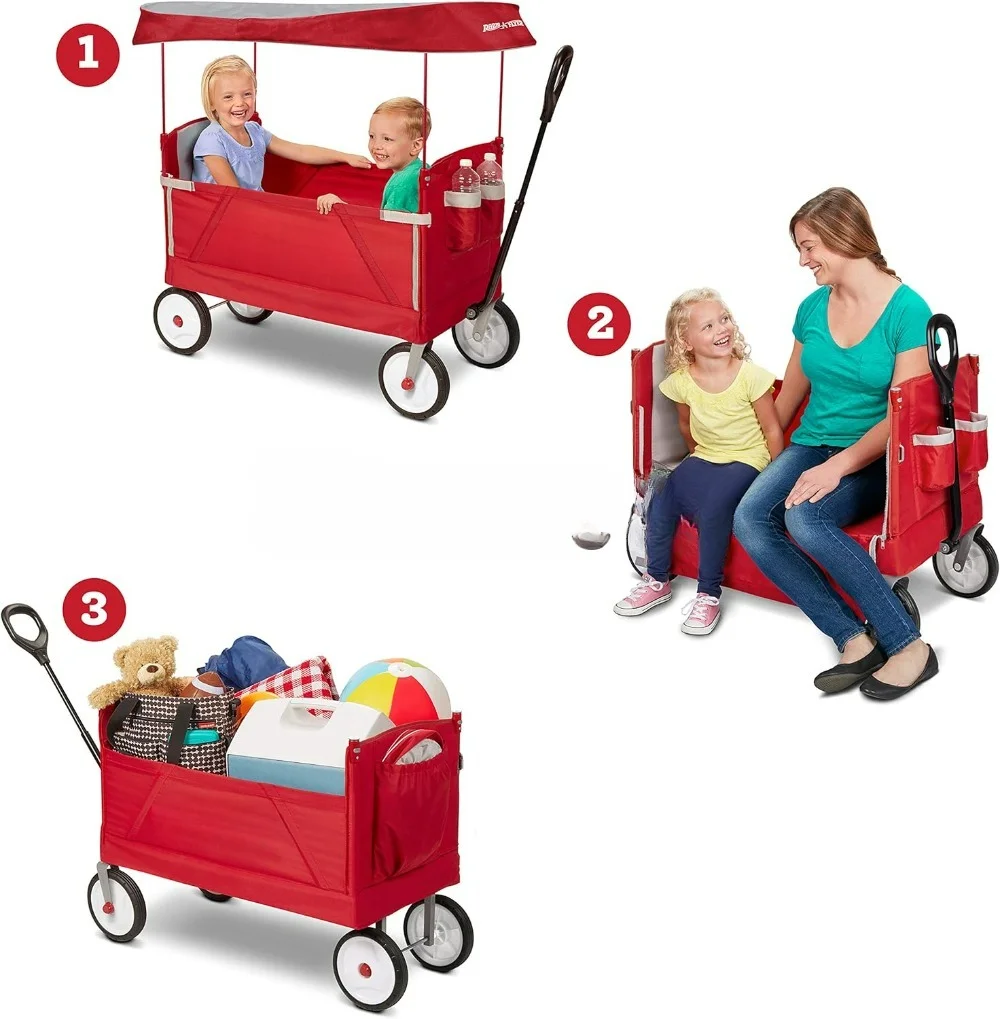 3'ü 1 Arada Kolay Katlanır, Ço - Kids Outdoor Wagon incelemesi ve fiyatı