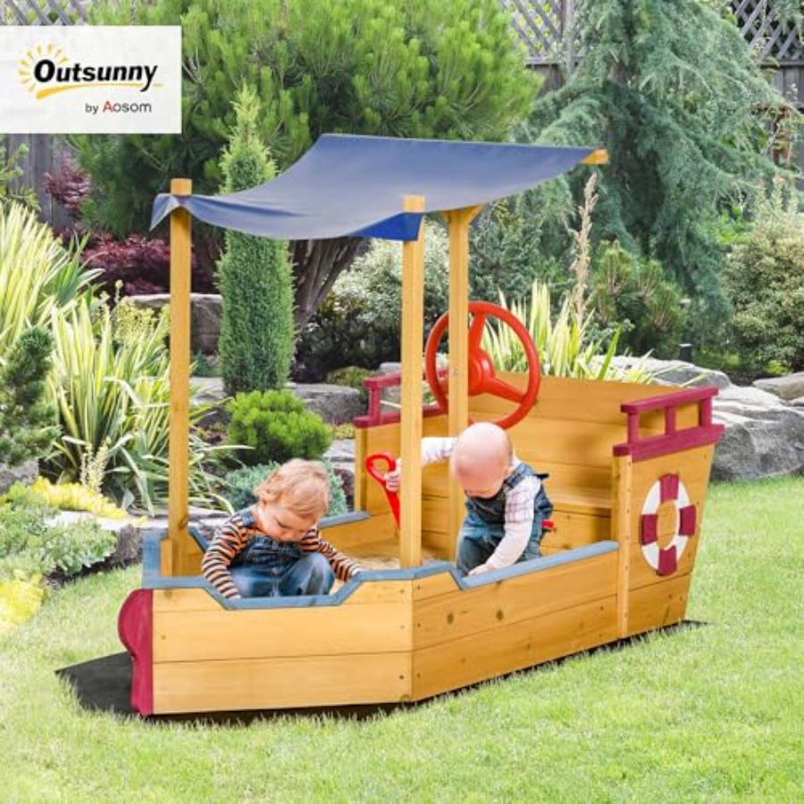 Portakal rengi, gölgelikli, ba - Kids Outdoor Bench incelemesi ve fiyatı