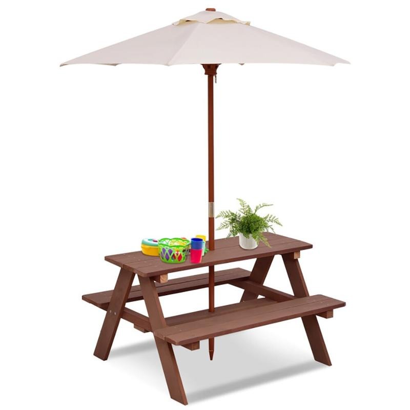 Açık Hava 4 Kişilik Çocuk Pikn - Kids Outdoor Bench incelemesi ve fiyatı