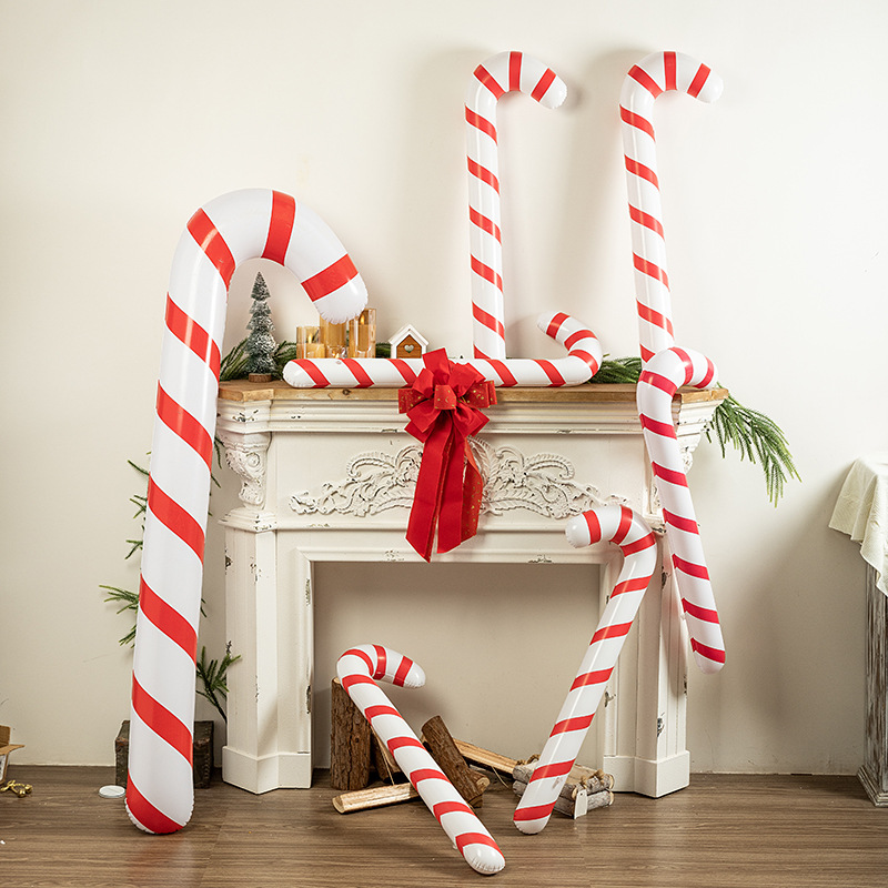 180 cm Şişme Noel Şeker Kamışl - Kids Outdoor Xmas Gifts incelemesi ve fiyatı