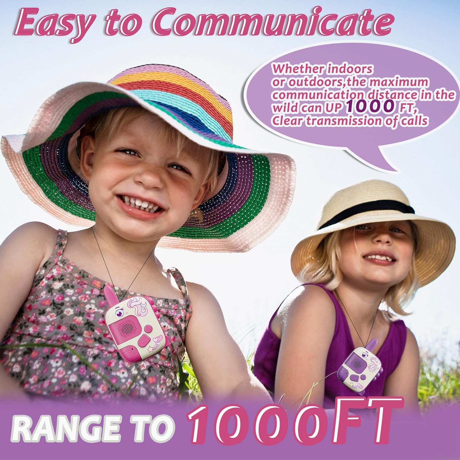 Çocuklar için 2PCS Walkie Talk - Kids Outdoor Xmas Gifts incelemesi ve fiyatı